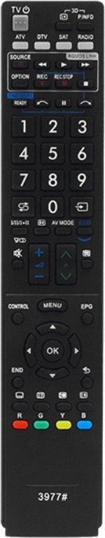 Pilot universal BLOW Sharp Aquos, për TV VCR DVR, me 2x AAA, gri