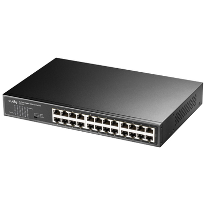 Switch rrjeti Cudy GS1024, 24 porta Gigabit, 10/100/1000 Mbps, i zi