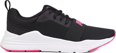 Atlete për kalamaj Puma Wired Run Jr 374214 20, SoftFoam+, për vrap, të zeza me rozë