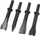 Set daltash pneumatike ROCKFORCE RP7002-4, 4 copë, për çekiç pneumatik