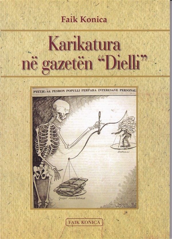 Karikatura Ne Gazeten Dielli - Faik Konica