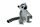 Lodër pelushi Dubi Zoo Lemur, 28 cm, gri bardh e zi
