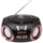 Radio boombox Adler AD 1181, CD MP3 USB, radio FM AUX, black copper
