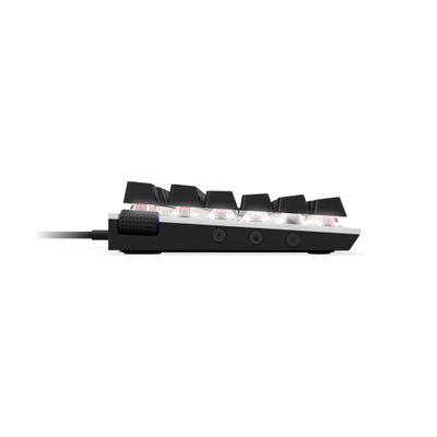 Tastierë mekanike NZXT Function MiniTKL, RGB, USB, QWERTZ gjerman, e zezë me të bardhë