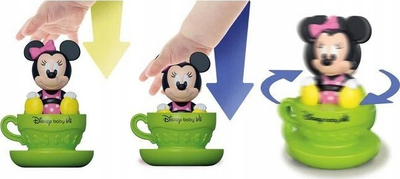 Lodër rrotulluese Disney Baby Clementoni Spinning Tops, me figura Mickey, për bebe, me shumë ngjyra
