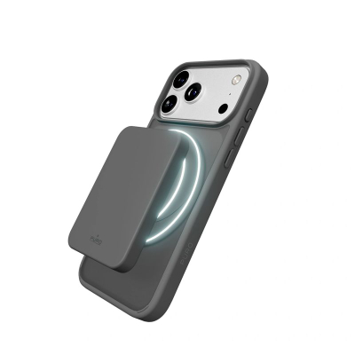 Mbulesë telefoni Puro PUIPC17P69GRADDKGR për iPhone 17 Pro Max, transparente, gri