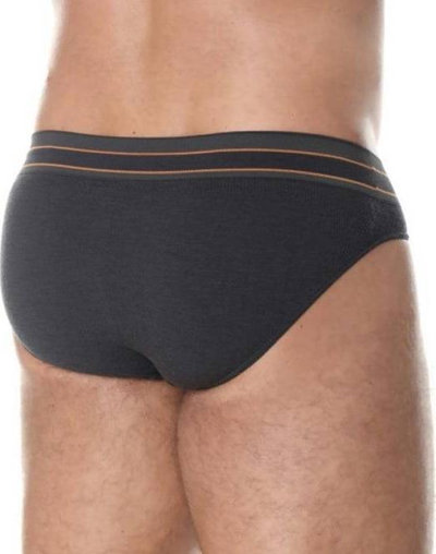 Машки гаќи Brubeck BE10110 ACTIVE WOOL, мерино волна, без шавови, сиви, S