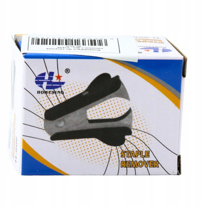 Heqës kapësesh metalik Office Tool, dorezë plastike, blu