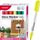 Set markera dekorues Monami Deco Marker 460 Fluorescent, pigment bazë uji, majë 2 mm, shumëngjyrëshe