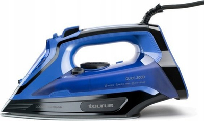 Hekur me avull Taurus Quios 3000, 3000W, pllakë qeramike, blu
