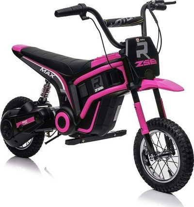 Motor elektrik lodër Leantoys Motocross SX2328, me bateri, për kalamaj, rozë