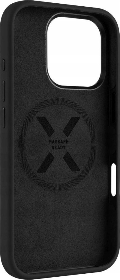 Futrollë telefoni FIXED MagFlow, për iPhone 16 Plus, MagSafe, e zezë