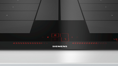 Pianurë induksioni Siemens EX875LYC1E, 80cm, xham qeramik, e zezë