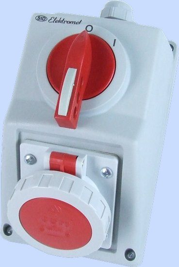 Set instalimi Elektromet 0 I, 16A, 5P, IP65