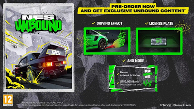 Need For Speed: Unbound Disk Version PS5