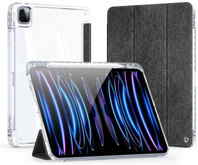 Навлака за таблет DUX DUCIS UNID Series за iPad Pro 11 M4, функција sleep wake, држач за стилус, црна
