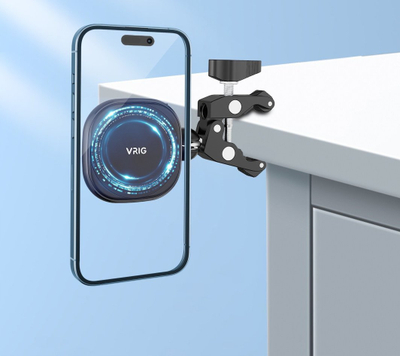 Mbajtëse magnetike për tripod Ulanzi MG-01, MagSafe, fileto 1/4", e zezë