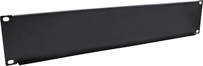 Panel mbulues rack InLine 19111B, 2U, për kabinet 19", i zi