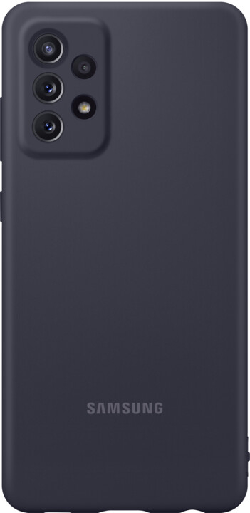 Mbrojtëse silikoni Samsung për Samsung Galaxy A72, e zezë