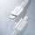 Kabllo Ugreen US171 USB C në Lightning, 0.25m, 36W, e bardhë