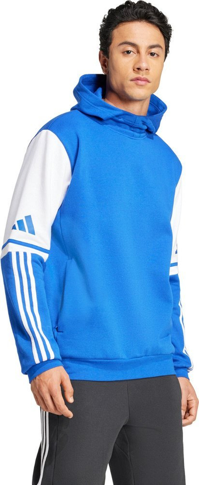 Bluzë me kapuç Adidas Squadra 25 Sweat M JD2974, pambuk, për meshkuj, e zezë