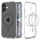 Kapak telefoni Spigen Ultra Hybrid MagFit për iPhone, MagSafe, transparent