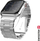 Rrip dore Swissten Metal Bezel për Apple Watch, 42–44 mm, çelik inox, argjend