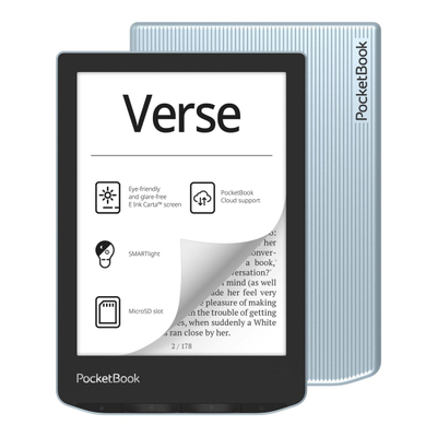 Lexues elektronik PocketBook Verse, 6", 8GB, Wi-Fi, zi blu