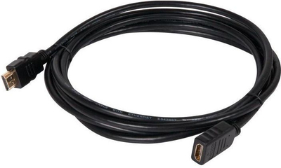 Kabllo zgjatëse HDMI Club 3D, 3m, 4K, e zezë