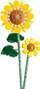 Set blloqesh Sluban Sun Flower, 251 copa, lulediell dekorativ, shumëngjyrësh