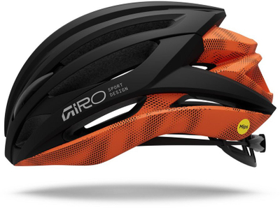 Kaskë rrugore Giro Syntax MIPS, madhësia S 51-55 cm, portokalli matte