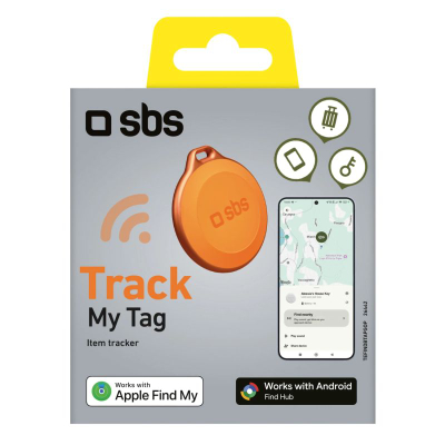 Tracker GPS SBS Tracker, Bluetooth, IP65, portokalli