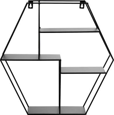 Raft muri TIGARD, metal, 4 kate, i zi