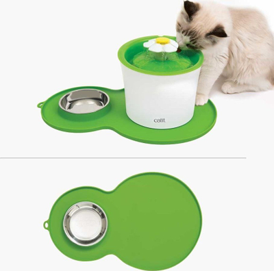 Tapet silikoni për mace Catit Peanut, 46x29cm, jeshil