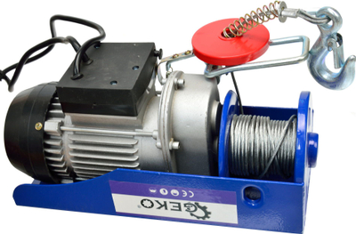 Електричен витло Powermat PM-EHW-1300, 150-300kg, 1300W, црвено