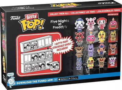 Figurina koleksion Funko Bitty Bop 4 Pack Five Nights at Freddy's, set me 4 copa, shumëngjyrëshe