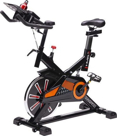 Biçikletë spinning HMS SW2102, rrotë 15 kg, rezistencë mekanike, e zezë