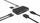 Docking station ICY BOX IB-DK4071M-CU31, 7 në 1, M.2 NVMe SATA, gri