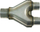 Tee shkarkimi TurboWorks F Y-Pipe, 63 mm, 76 mm, metalik