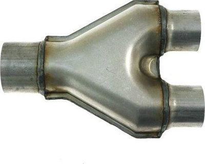 Tee shkarkimi TurboWorks F Y-Pipe, 63 mm, 76 mm, metalik