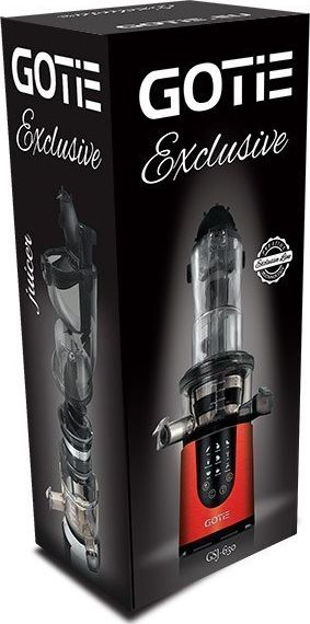 Shtrydhëse frutash VITA, slow juicer vertikal me pastrim automatik, ngjyrë argjend me blu