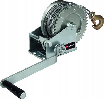 Vinç me dorë me litar çeliku Einhell TC-WI 800, 800 kg, litar 20 m, argjendtë