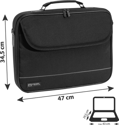 Çantë laptopi Pedea Notebook Bag Fair, 17.3", me maus, e zezë