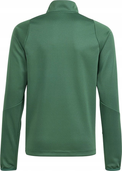Bluzë sportive për kalamaj Adidas Tiro 24 Training Top Jr IR9362, Aeroready, me zinxhir gjysmë, e zezë