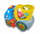 Lodër kamion ndërtimi Hap-P-Kid Little Learner Happy Kid Ball Tumblin Mixer, me toptha shumëngjyrësh, me drita dhe tinguj