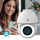 Kamerë sigurie Nedis Smart Wi-Fi, 3MP 1296p, me rrotullim pan/tilt, e bardhë
