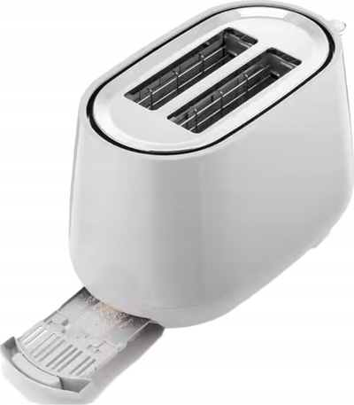 Toaster De'Longhi Eclettica CTY2103.W, 2 feta, trup metal, i bardhë