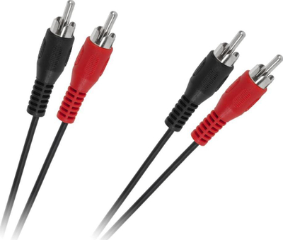 Kabllo audio RCA x2 në RCA x2, 5m, e zezë