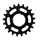 Vetëngranazh biçiklete KMC Shimano Compatible, 21T, 1/8", i zi