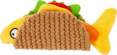 Lodër për qen Dingo, pelush Taco 20cm, shumëngjyrëshe